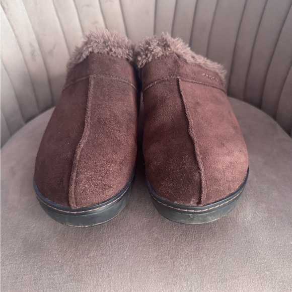 Crocs Cobbler Suede Clogs Brown Women Size 10 - Picture 3 of 6